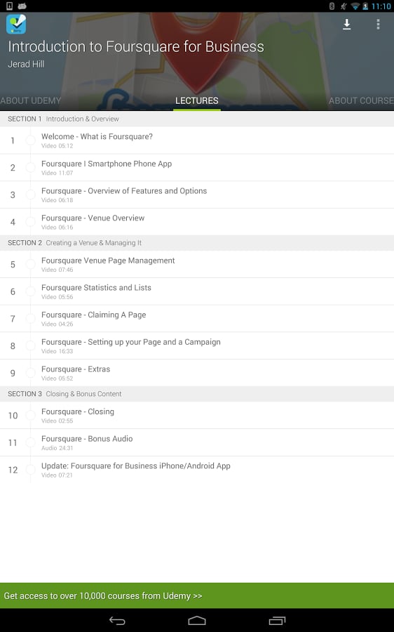 Foursquare Business Course截图1