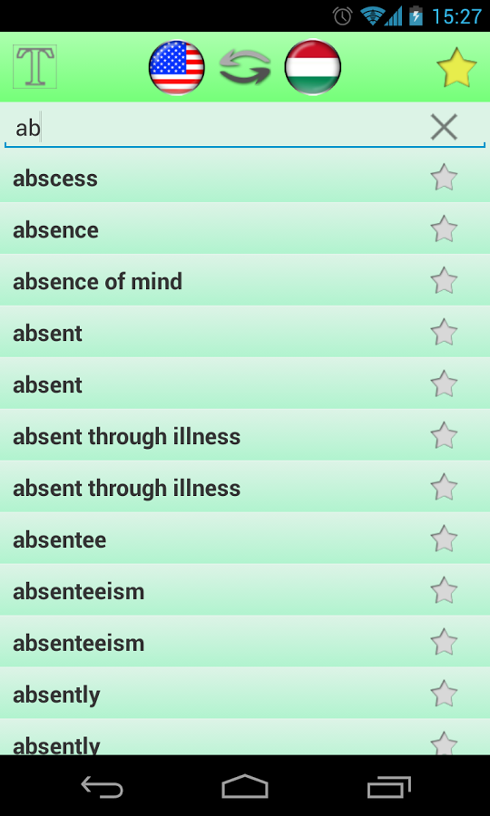 英语-匈牙利语词典截图3