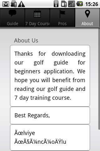 Golf Guide for Beginners截图4