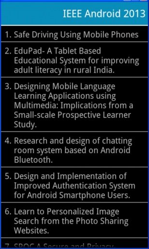 IEEE Projects 2013截图3