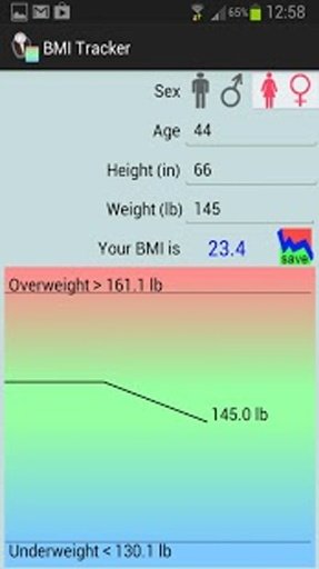 BMI追踪 BMI Tracker截图1