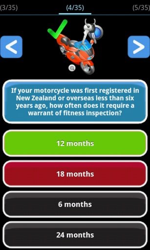 NZ Motorcycle Driver Test Lite截图7