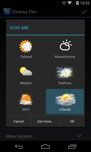 Chronus: VClouds Weather Icons截图2