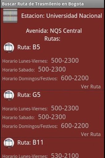 Buscar Ruta Transmilenio Bog截图5