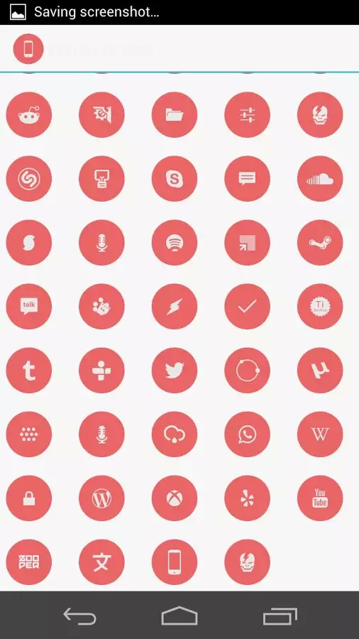 Flatcons Red Icon Pack截图4
