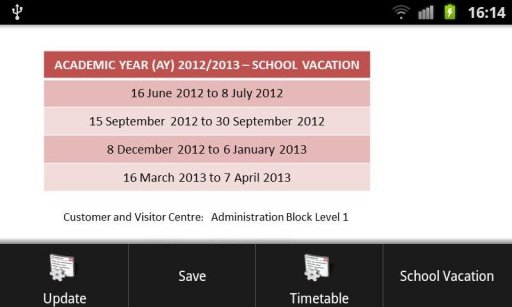 ITE CE Timetable截图3