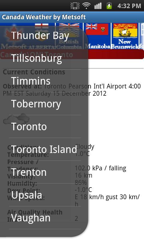 Canada Weather截图2