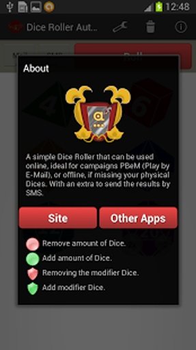 Dice Roller RPG Automails截图3