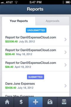 ExpenseCloud | Expense Reports截图