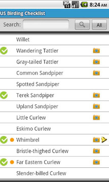 US Birding Checklist (demo)截图