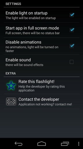 Nexus 5 Flashlight截图1