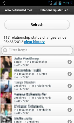 Relationship status changes截图1