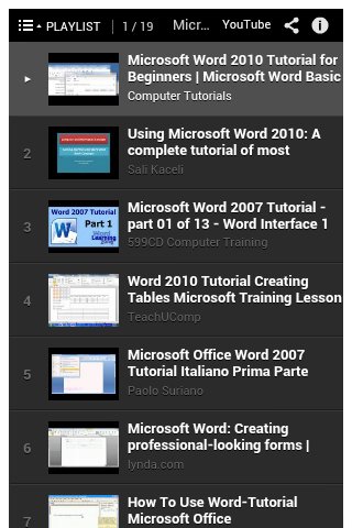 Ms Office Word Tutorial截图2