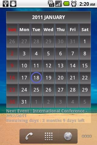 Countdown Calendar Lite截图3