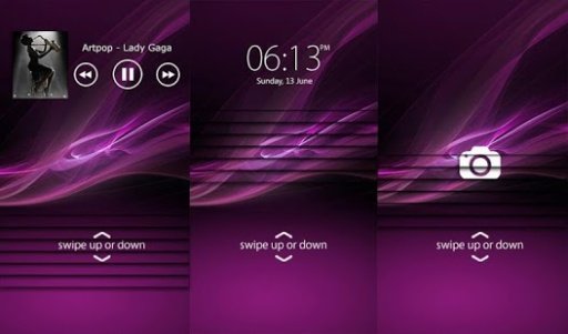 Xperia Blinds Lockscreen截图6