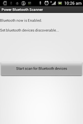 Bluetooth Scanner截图1