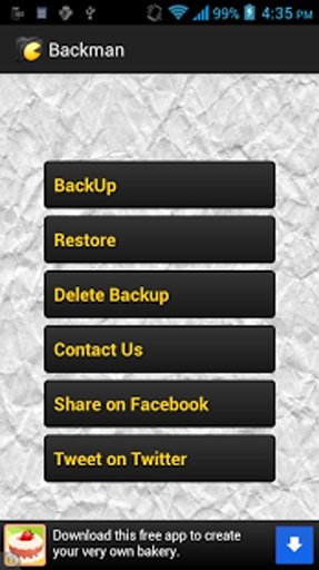 Backman - The Backup Manager截图2