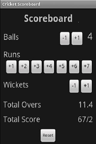 Cricket Scoreboard截图2