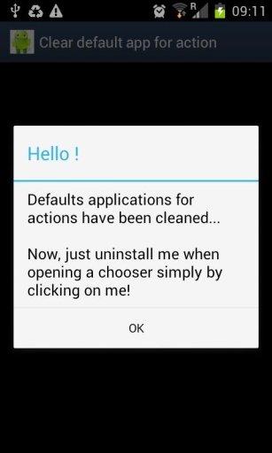 Clear default app for action截图4