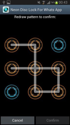 Neon Disc Lock Chat截图7