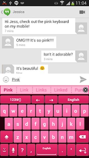 My Pink Keyboard截图5