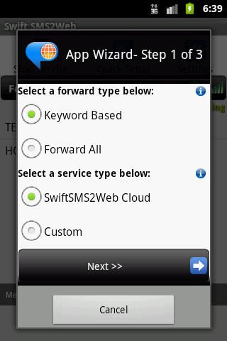 Swift SMS2Web截图4