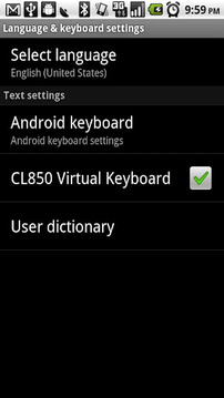 CL850 Bluetooth Keyboard Demo截图
