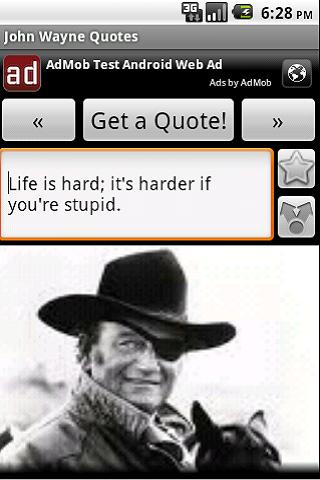John Wayne Quotes截图2