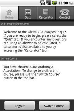 Gleim CPA Diagnostic Quiz截图