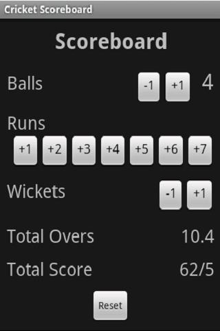Cricket Scoreboard截图1