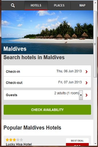 Hotels Maldives截图2