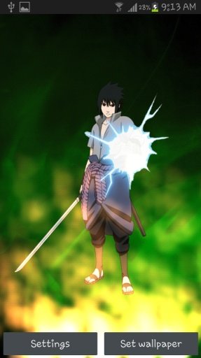 Sasuke Fire: Animated LWP截图3