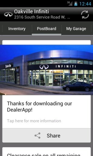 Oakville Infiniti Nissan截图2