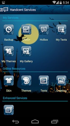 Handcent 6 Spooky Halloween截图9