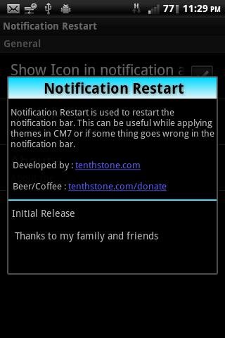 Notification Restart截图4