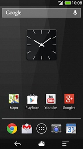 Square glass clock -Me Clock截图2