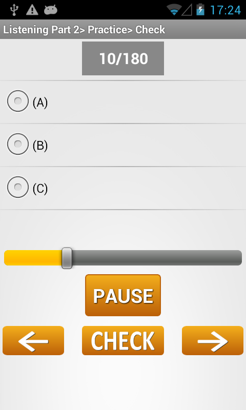 TOEIC Listening Part 2截图2