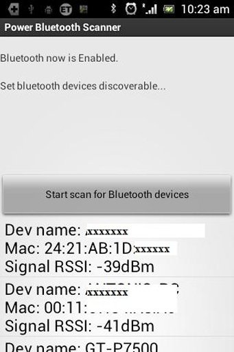 Bluetooth Scanner截图3