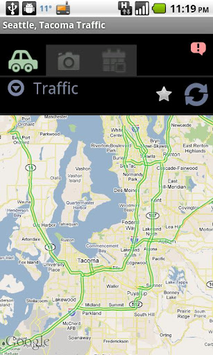 Seattle Tacoma Traffic &amp; Cam截图8