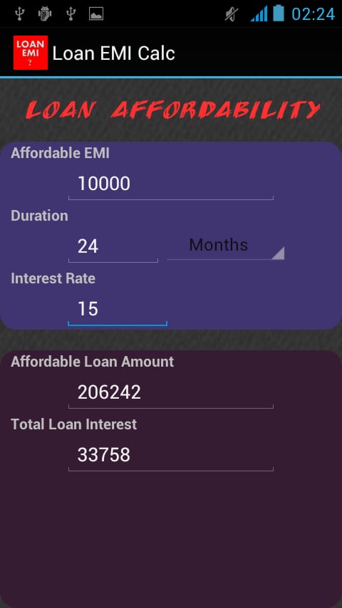 Loan/Mortgage EMI Calculator截图6