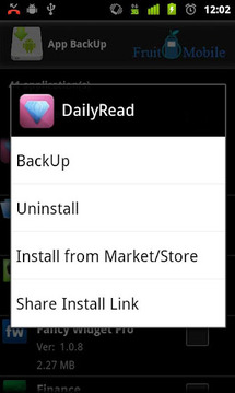 应用程序备份 App BackUp Lite v1.2截图