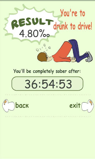 Blood Alcohol Calculator+TIMER截图5