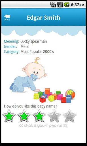 Shake Baby Names FREE截图5