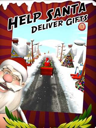 Santa Streaker Christmas Game截图1