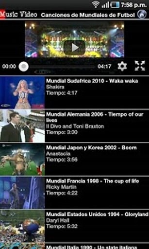 FIFA World Cup Official Songs截图9