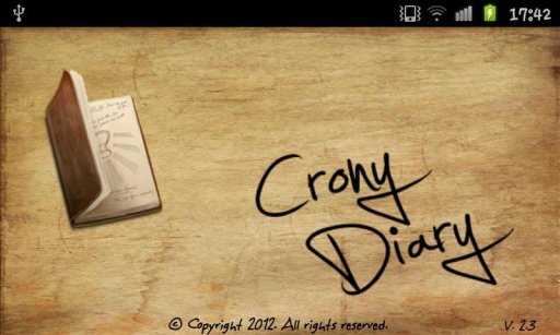 Crony Diary Lite截图2