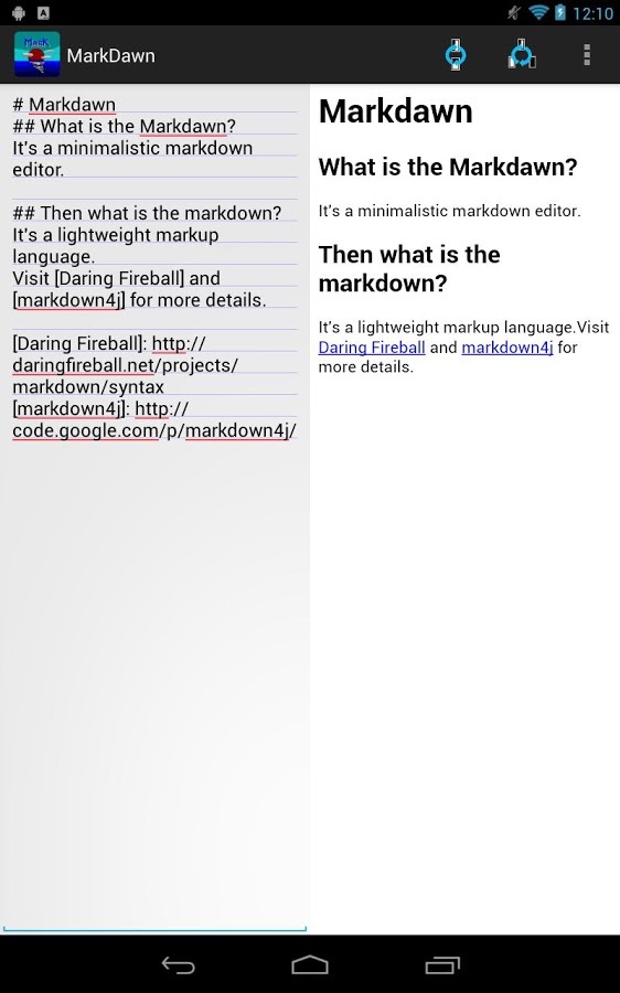 MarkDawn - markdown edit...截图4