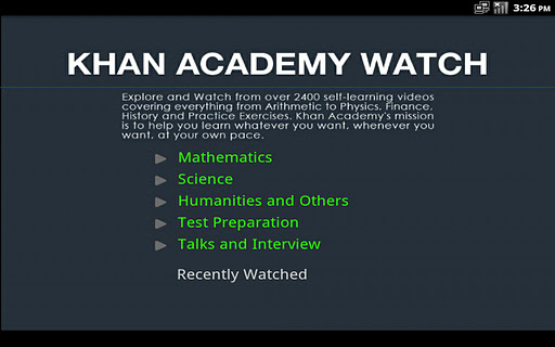 Khan Academy Watch(Unofficial)截图4