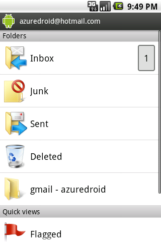 Azure Hotmail截图5