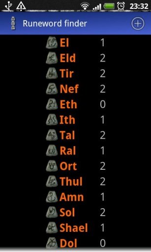 Diablo 2 Runeword finder light截图4